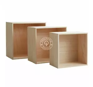 Półka ścienna 70x11x75cm Paulownia Półka ścienna 70x11x75cm Paulownia